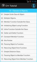 350+ C++ Tutorial Programs تصوير الشاشة 3