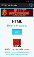 HTML Tutorial Programs Affiche
