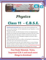 Physics Class-11 poster