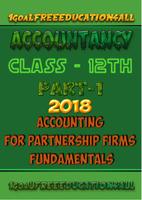 Account Class-12 Solutions (TS پوسٹر