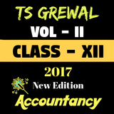 Account Class-12 Solutions (TS Grewal Vol-2) 2017 icône