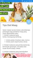 Diet Sehat Untuk Penderita Maag capture d'écran 3
