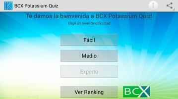 BCX POTASSIUM QUIZ تصوير الشاشة 1