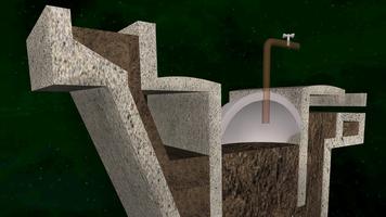 Biogas Plant 3D Plakat