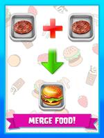 Merge Food - Idle Clicker Restaurant Tycoon Jeux capture d'écran 2