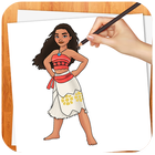 Learn to Draw Moana NEW icono