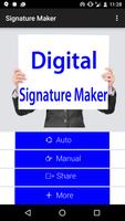 Signature Maker Affiche