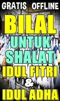 پوستر Bacaan Bilal Untuk Shalat Idul Fitri Dan Idul Adha