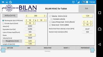 Bilan HVAC Simple for Tablet Cartaz