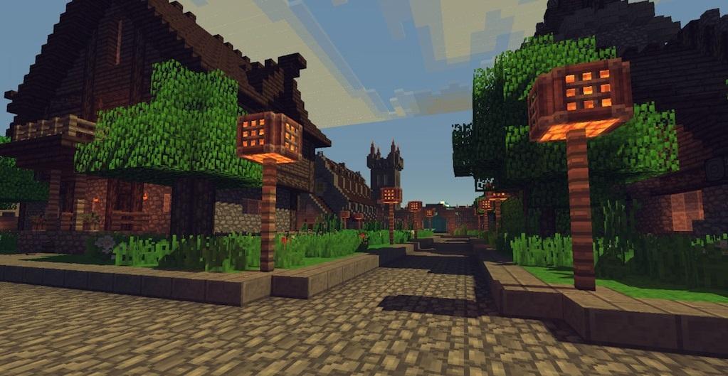 Medieval Fantasy Town Map For Minecraft For Android Apk Download