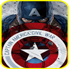 Captain america fanart wallpaper HD icône
