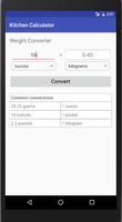 Kitchen Calculator capture d'écran 2