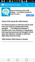 Billy Graham Quote of the Day Screenshot 1