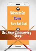 Free Coin - 8 ball instant Rewards ảnh chụp màn hình 1