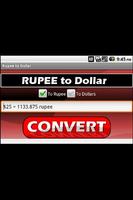 Rupee to Dollar Lite capture d'écran 1