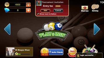 Billiard Tour 8 ball pool Pro plakat