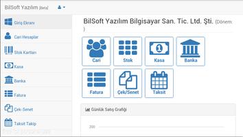 BilSoft Mobil Muhasebe Programı capture d'écran 3