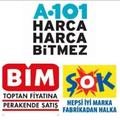 Bim Aktüel, A101, Şok Market