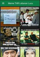 Meme THR Lebaran Lucu ポスター