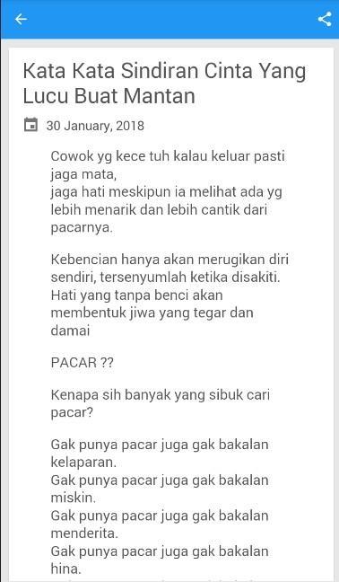 Status Wa Sindiran Mantan Pacar For Android Apk Download