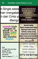 Gambar DP Kata Status Lucu Ekran Görüntüsü 1