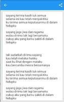 Lirik Lagu Pop Indonesia captura de pantalla 3