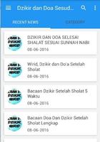 Doa Dan Dzikir Sesudah Sholat poster