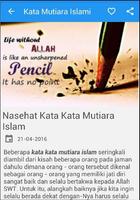 Kata Mutiara Cinta Bijak Islam capture d'écran 2