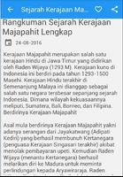 Sejarah Kerajaan Majapahit capture d'écran 1