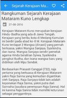 Sejarah Kerajaan Mataram capture d'écran 2