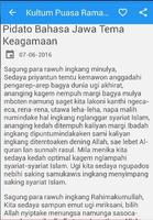 Kultum Bahasa Jawa Khutbah screenshot 1