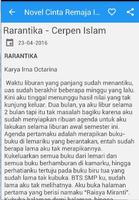 1 Schermata Novel Cinta Remaja Islam