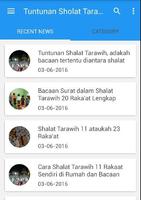 Tuntunan Sholat Tarawih постер