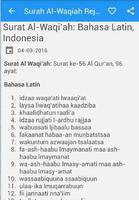 Surah Al-Waqiah Arab Latin スクリーンショット 3