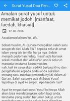 Surat Yusuf Doa Pengasihan imagem de tela 2