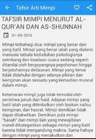 Tafsir Arti Mimpi screenshot 3