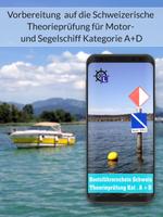 Bootsprüfung Schweiz Kat. A+D الملصق