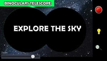 Binoculars telescope HD Affiche
