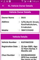 KL Vehicle Owner Details imagem de tela 1