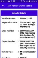 MH Vehicle Owner Details ảnh chụp màn hình 2