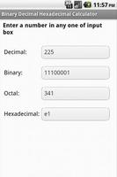 Binary Decimal Hex Converter Screenshot 1