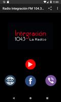 Radio Integración FM 104.3 MHz โปสเตอร์