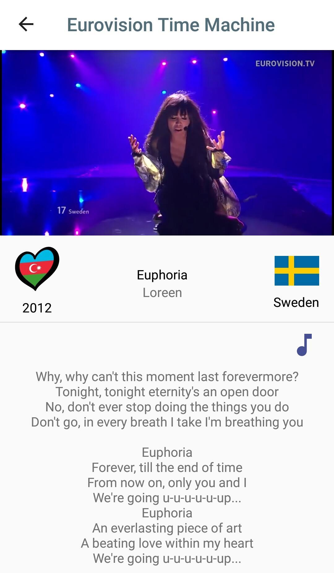 Eurovision Time Machine for Android - APK Download