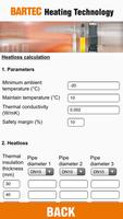 برنامه‌نما BARTEC HEATCALC عکس از صفحه