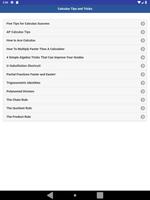 Calculus Tips and Tricks captura de pantalla 3
