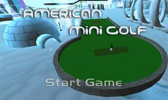 American Mini Golf Affiche