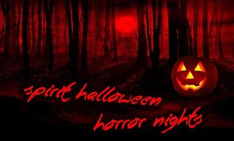 Spirit Halloween Horror Nights Affiche