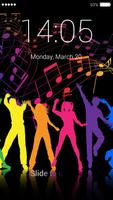 Pop Music Lock Screen تصوير الشاشة 2