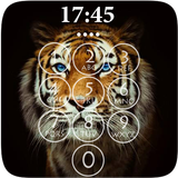 Tiger 3D Lock Screen أيقونة