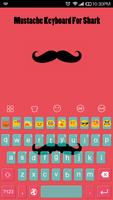 Emoji Keyboard-Mustache Affiche